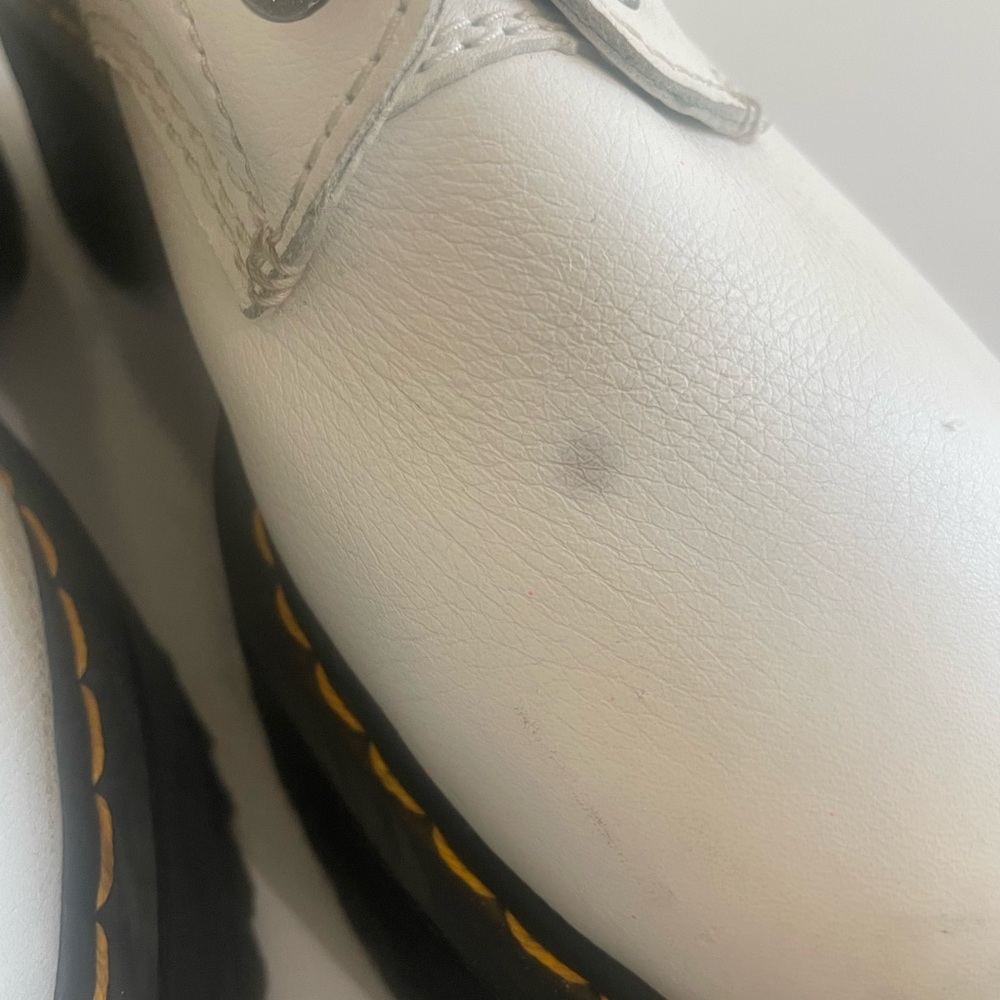 🎃Dr. Martens 1460 Pascal 8-Eye White Platform Lace-Up Boots😳 - Picture 5 of 8